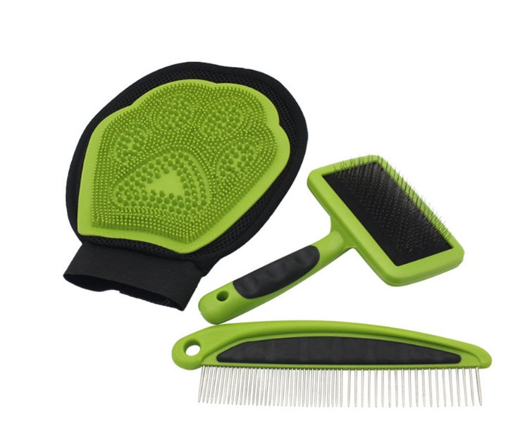 Pet Cleaning Set Pet Rake Comb To Remove Floating Hair Grooming Comb