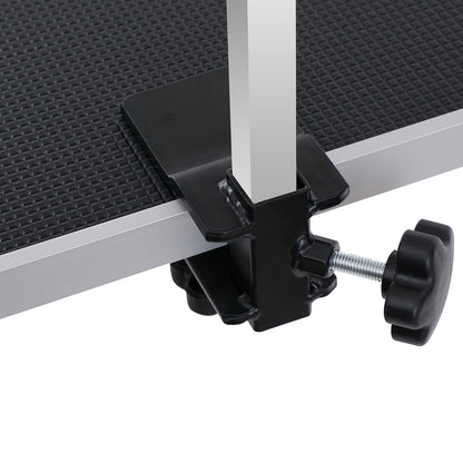 VEVOR Pet Grooming Table Arm With Clamp, 36''x24'' Dog Grooming Station, Foldable Pets Grooming Stand For Medium And Small Dogs, Free No Sit Haunch Holder With Grooming Loop, Bearing 330lbs