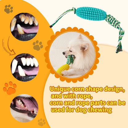 Puppy Toothbrush Clean Teeth Interactive Corn Toys Dog Toys Aggressive Chewers Dog Chew Toys